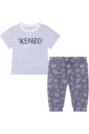 Kenzo Logo-print organic cotton tracksuit set