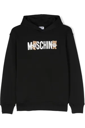 Moschino Logo-print cotton hoodie