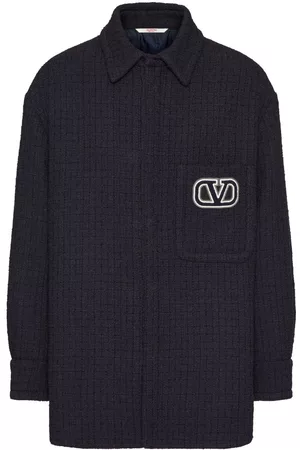 VALENTINO GARAVANI VLogo Signature tweed shirt jacket