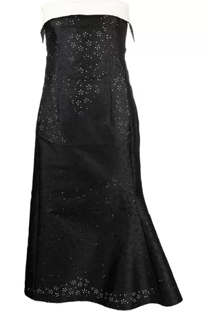 Serafini Pointelle knit midi dress