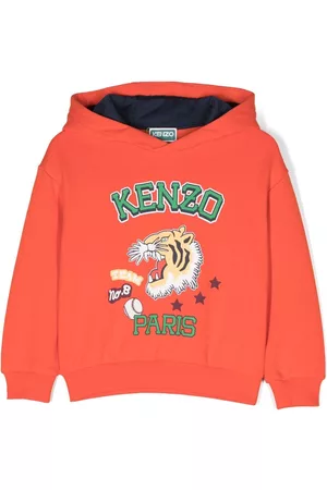 Kenzo Logo-print cotton hoodie