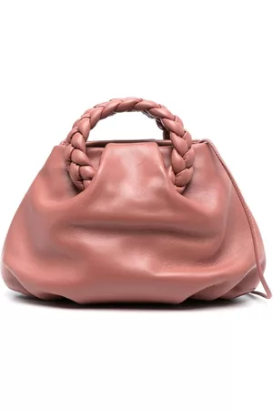 hereu Bombon Large Braided Leather Top Handle Bag by Hereu, Moda Operandi