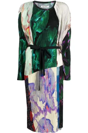 HENRIK VIBSKOV Plissé-effect midi dress