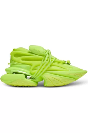 Balmain Unicorn Neoprene & Rubberized leather sneakers