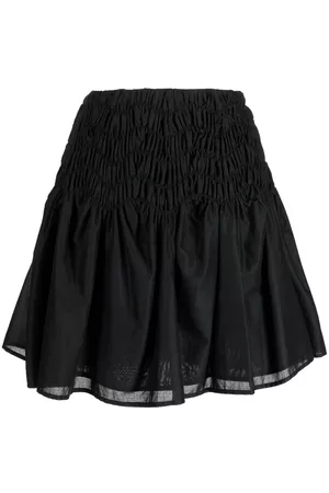 MERLETTE Elysian smocked-effect mini skirt