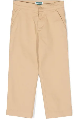 Kenzo Logo-patch straight trousers