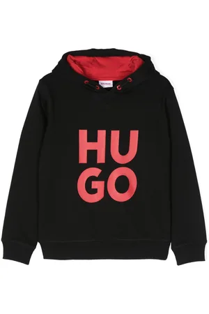 HUGO BOSS Logo-print drawstring hoodie