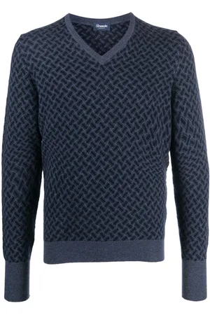 DRUMOHR Biscottino V-neck cashmere jumper