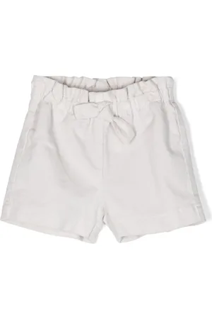 Il gufo Drawstring ribbed shorts