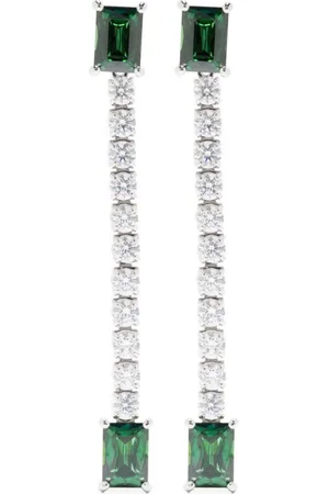 Swarovski Matrix crystal-embellished drop earrings