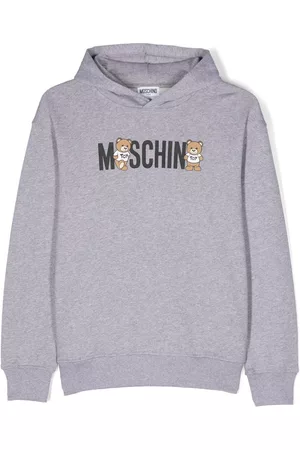 Moschino Logo-print cotton hoodie