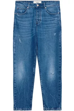 Ami Logo-patch straight-leg jeans
