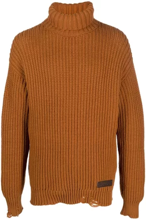 Dsquared2 Double-collar ribbed jumper
