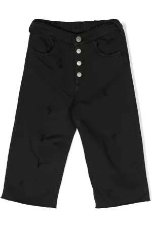 Maison Margiela Distressed-finish wide-leg jeans