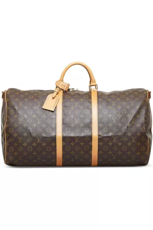 Louis Vuitton 2000 Pre-owned Keepall Bandouliere 60 Two-Way Travel Bag - Brown