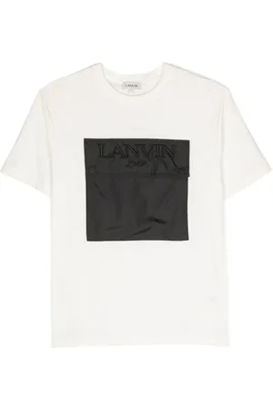 Lanvin Logo-embroidered pocket T-shirt