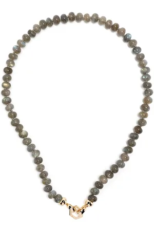 HARWELL GODFREY 18kt yellow gold Foundation labradorite beaded necklace