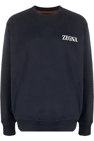 Ermenegildo Zegna Logo-print jersey-knit sweatshirt