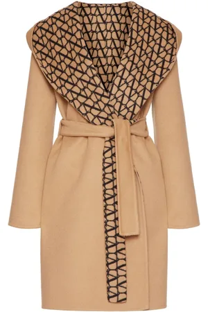 VALENTINO GARAVANI Toile Iconographe double coat