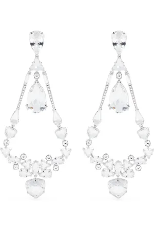 Swarovski Mesmera chandelier clip earrings
