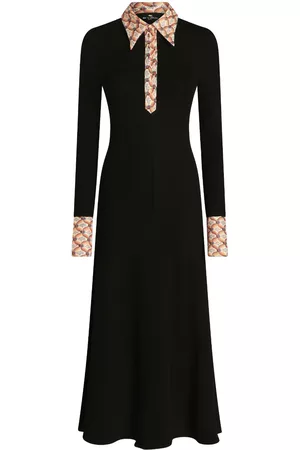 Etro Long-sleeved jersey midi dress