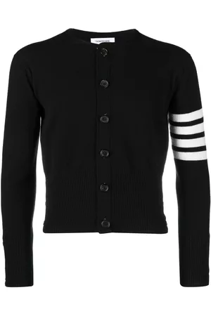 Thom Browne Stripe-detail knit cardigan