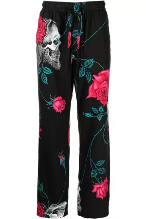 Heron Preston Flaming Skull Sweatpants - Farfetch