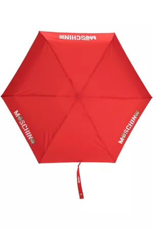 Bimba y Lola transparent logo-print umbrella, Neutrals