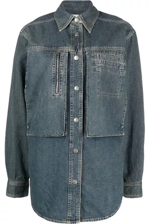 Isabel Marant Stonewashed denim overshirt