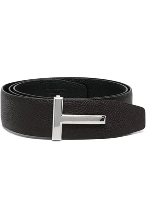 Tom Ford T-buckle reversible leather belt
