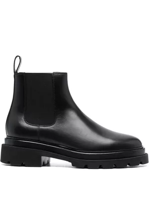santoni Round-toe leather boots