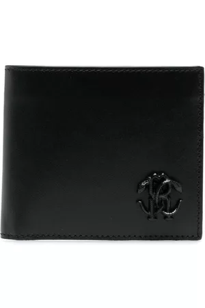 Roberto Cavalli Logo-plaque leather wallet
