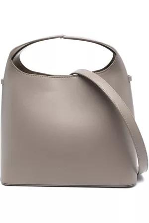 Aesther Ekme Sac Smooth Leather Shoulder Bag In Fallen Rock