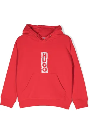 HUGO BOSS Logo-print drawstring hoodie