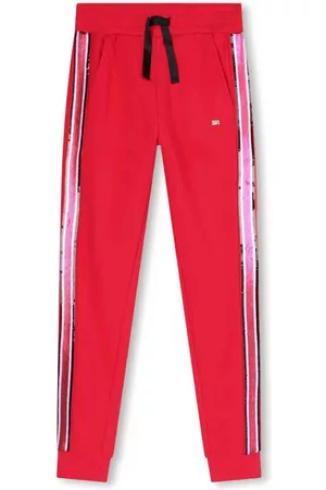 Sonia Rykiel Enfant Sequin-embellished cotton track pants
