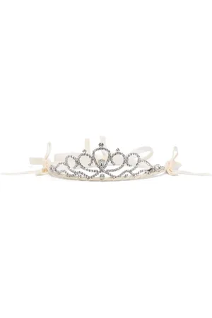 MONNALISA Crystal-embellished crown head band
