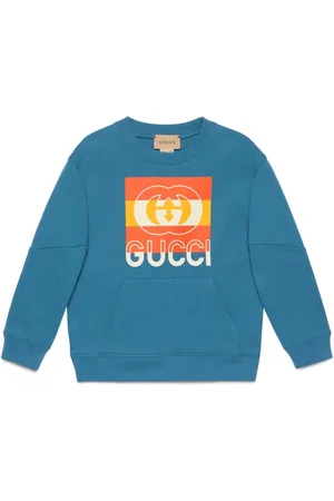 Gucci Web-print cotton sweatshirt