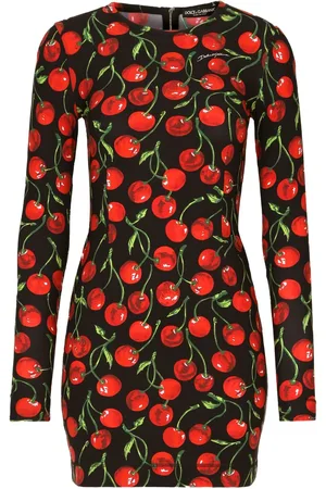 Dolce & Gabbana Cherry-print minidress