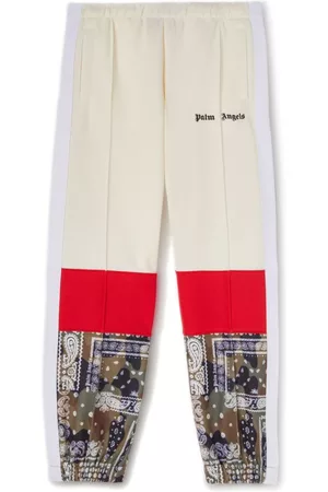 Palm Angels Colour-block logo-print track pants