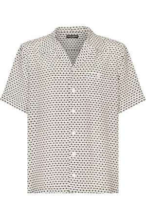 Dolce & Gabbana DG-print silk shirt