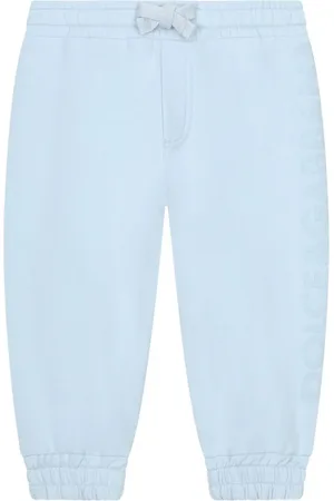 Dolce & Gabbana Flocked-logo drawstring track trousers