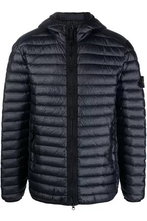Stone Island Feather down hooded jacket