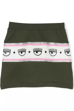 Chiara Ferragni Eyelike logo-tape skirt