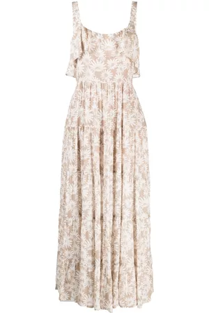 Paige Tevin pleated ruffled dress