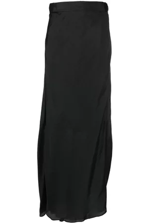 FORTE FORTE Satin-finish maxi skirt