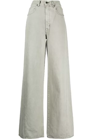 SLVRLAKE Eva wide-leg high-waist denim