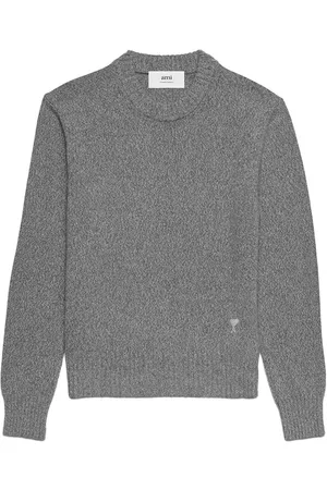 Ami Cashmere-blend crew-neck jumper