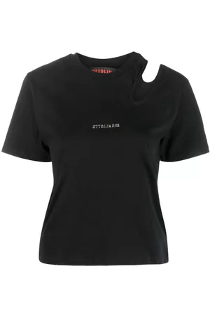 OTTOLINGER Cut-out detail organic cotton T-shirt