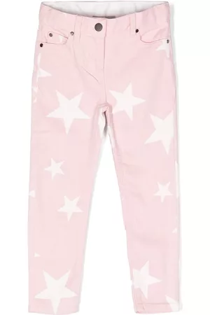 Stella McCartney Star-print denim trousers