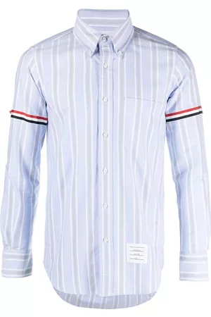 Thom Browne Stripe-trim detail shirt